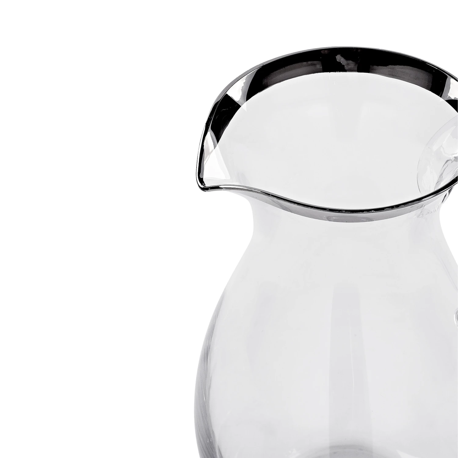 Fink Living Glaskrug Oval PLATINUM 2 Fink Living Glaskrug Oval PLATINUM – Bild 2