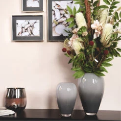 Fink Living Windlicht/ Vase KORALIE Klein Grau -Fink 115103 2