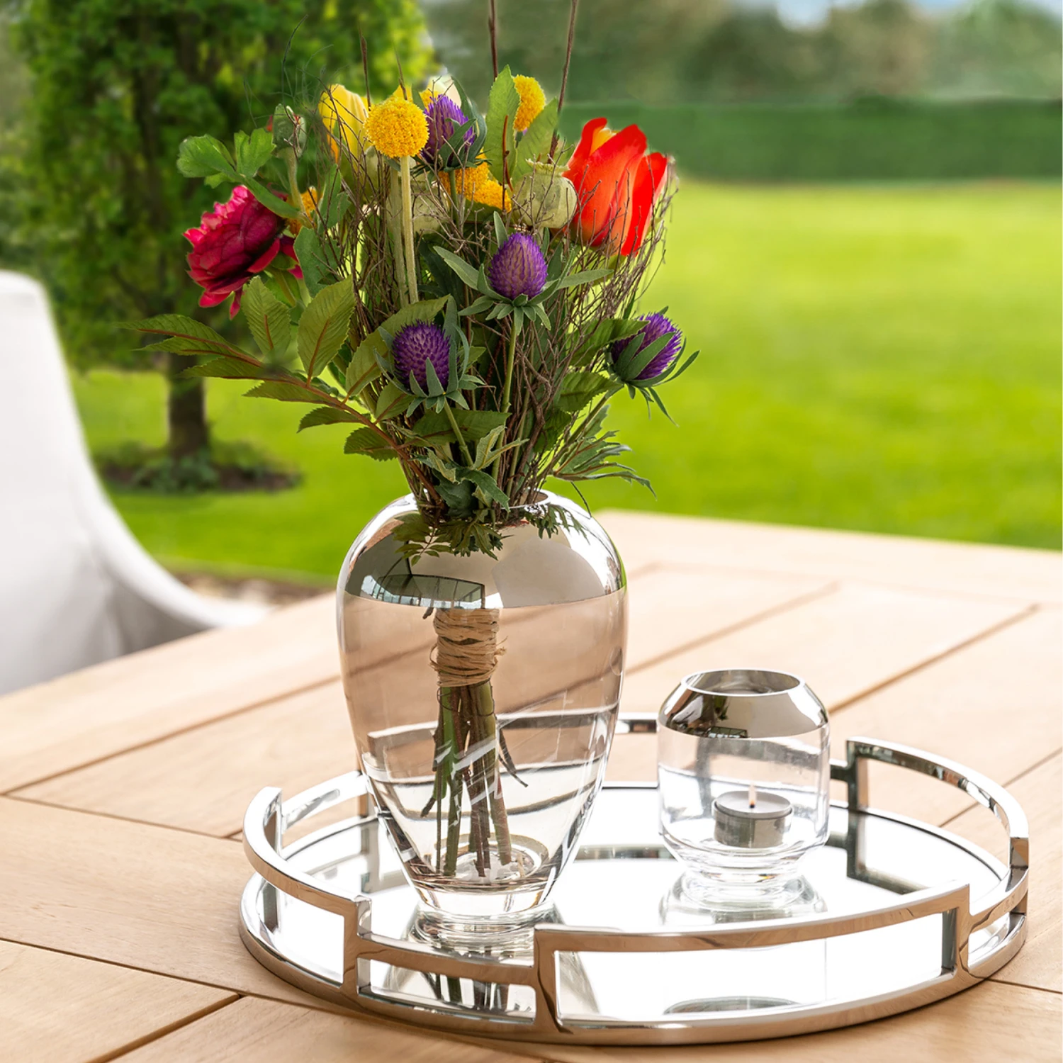 Fink Living Vase MONIRA Klar 2 Fink Living Vase MONIRA Klar – Bild 2