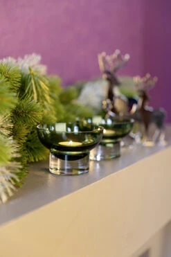 Fink Living Teelichthalter JULIA Dunkelgrün -Fink 116021 2