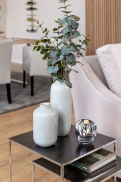 Fink Living Vase ROY Hellgrau Hoch -Fink 127151 2