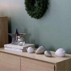 Fink Living Dekozapfen Cone Weiß Groß -Fink 129038 2