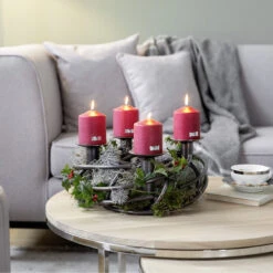 Fink Living Adventskranz CORONA Dunkle Bronze 6 Fink Living Adventskranz CORONA Dunkle Bronze -Fink 145057 2