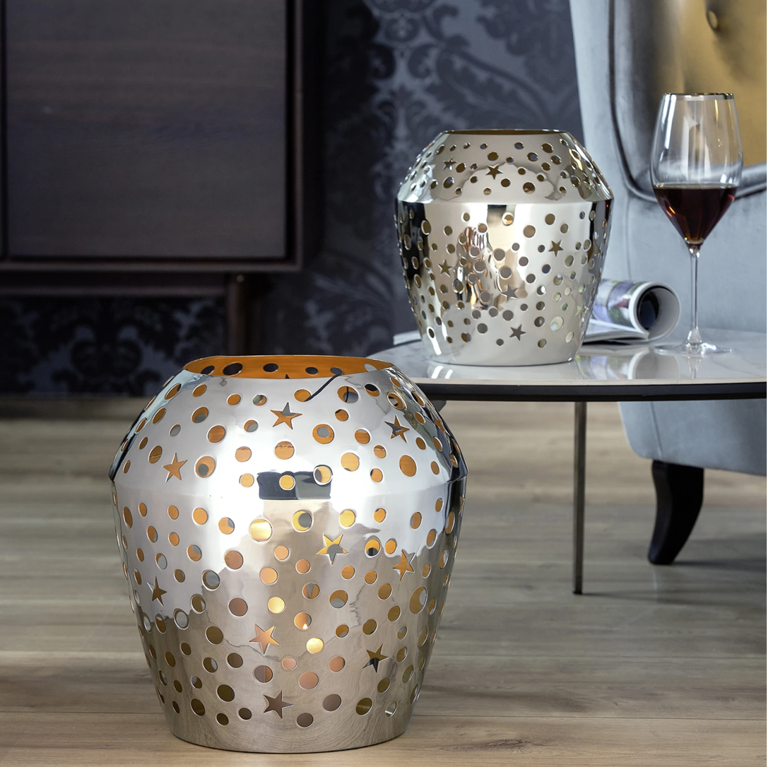 Fink Living SHEILA Windlicht Klein 2 Fink Living SHEILA Windlicht Klein – Bild 2