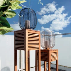 Fink Living Windlicht SONOMA Schwarz -Fink 146297 2