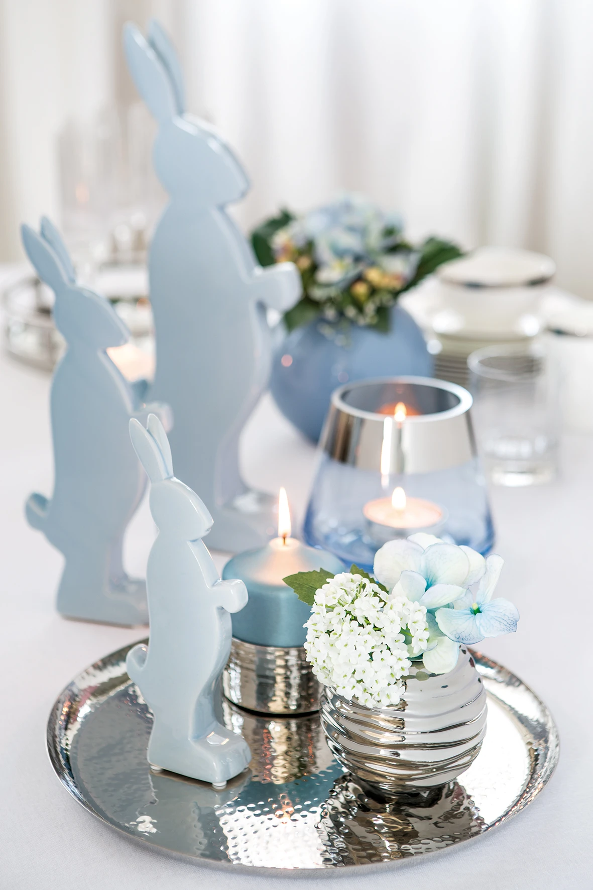 Fink Living Hase Pasko Blau Mittel 2 Fink Living Hase Pasko Blau Mittel – Bild 2