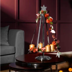 Fink Living Adventskranz Mit Fuß CARUS 6 Fink Living Adventskranz Mit Fuß CARUS -Fink 151144 2