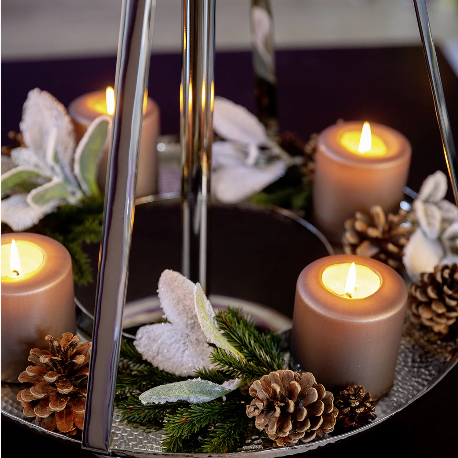 Fink Living Adventskranz Mit Fuß CARUS 4 Fink Living Adventskranz Mit Fuß CARUS – Bild 4