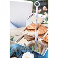 Fink Living 3er NAGANO Etagere Gehämmert -Fink 155138 2