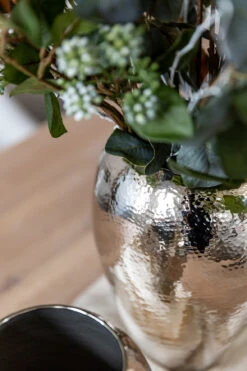 Fink Living Vase MALANA Klein Gehämmert -Fink 157142 3