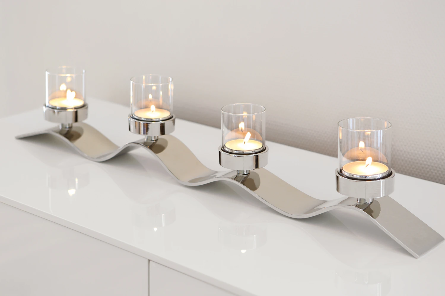 Fink Living Maxi-Teelichthalter WAVE 2 Fink Living Maxi-Teelichthalter WAVE – Bild 2