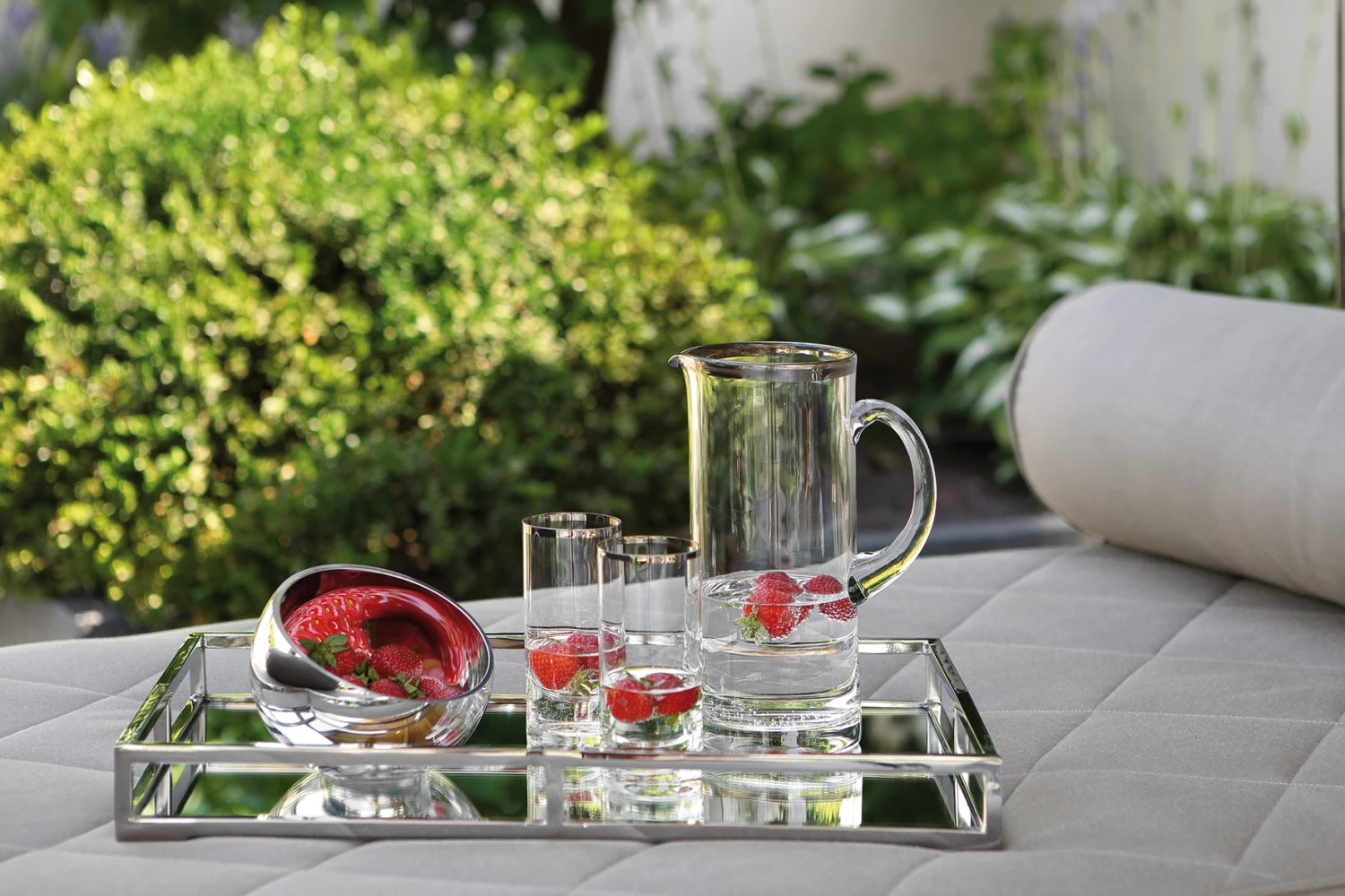 Fink Living Glaskrug PLATINUM 2 Fink Living Glaskrug PLATINUM – Bild 2