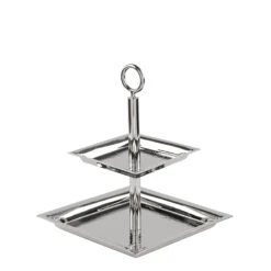 Fink Living 2er NAGANO Etagere Gehämmert