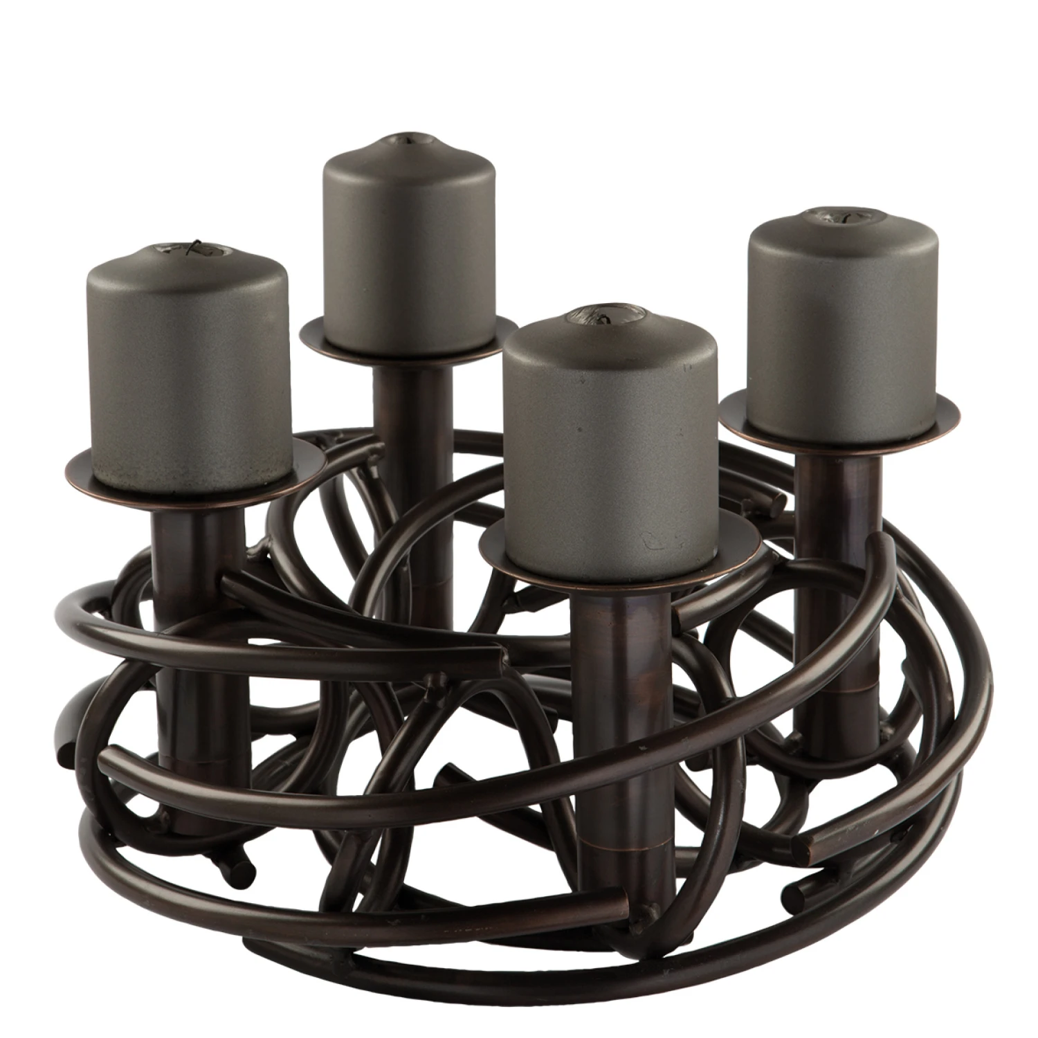 Fink Living Adventskranz CORONA Dunkle Bronze 1 Fink Living Adventskranz CORONA Dunkle Bronze
