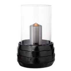 Fink Living COCON Windlicht Schwarz