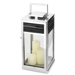 Fink Living GENUA Laterne Schwarz Höhe 51cm