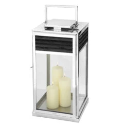 Fink Living GENUA Laterne Schwarz Höhe 60cm