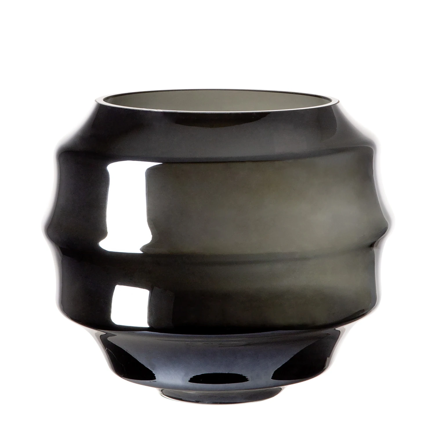 Fink Living Glasvase/ Windlicht WIKA Grau 1 Fink Living Glasvase/ Windlicht WIKA Grau