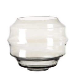 Fink Living Glasvase/ Windlicht WIKA Hellgrau