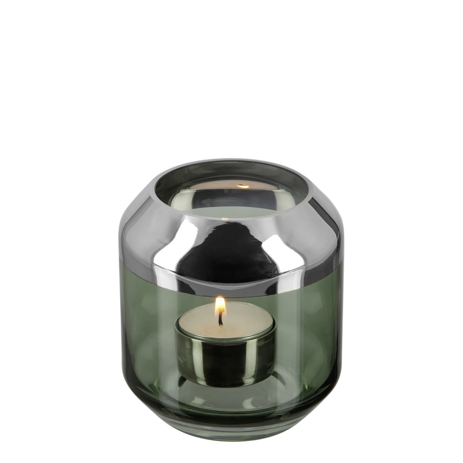 Fink Living SMILLA Teelichthalter Dunkelgrün I 1 Fink Living SMILLA Teelichthalter Dunkelgrün I