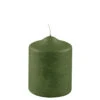 Fink Living Stumpenkerze Gebürstet Grün H.10cm
