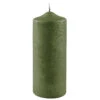 Fink Living Stumpenkerze Gebürstet Grün H.20cm