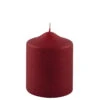 Fink Living Stumpenkerze Gebürstet Rot H.10cm
