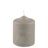 Fink Living Stumpenkerze Gebürstet Stein H.10cm