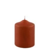 Fink Living Stumpenkerze Gebürstet Terra H.10cm