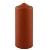 Fink Living Stumpenkerze Gebürstet Terra H.20cm
