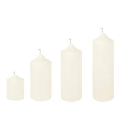 Fink Living Stumpenkerze Getaucht In Creme