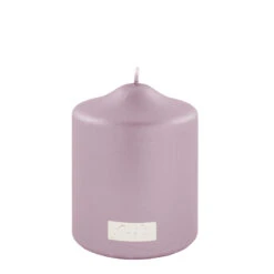 Fink Living Stumpenkerze Metallic Rose H.10cm