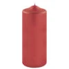 Fink Living Stumpenkerze Metallic Rot H.20cm
