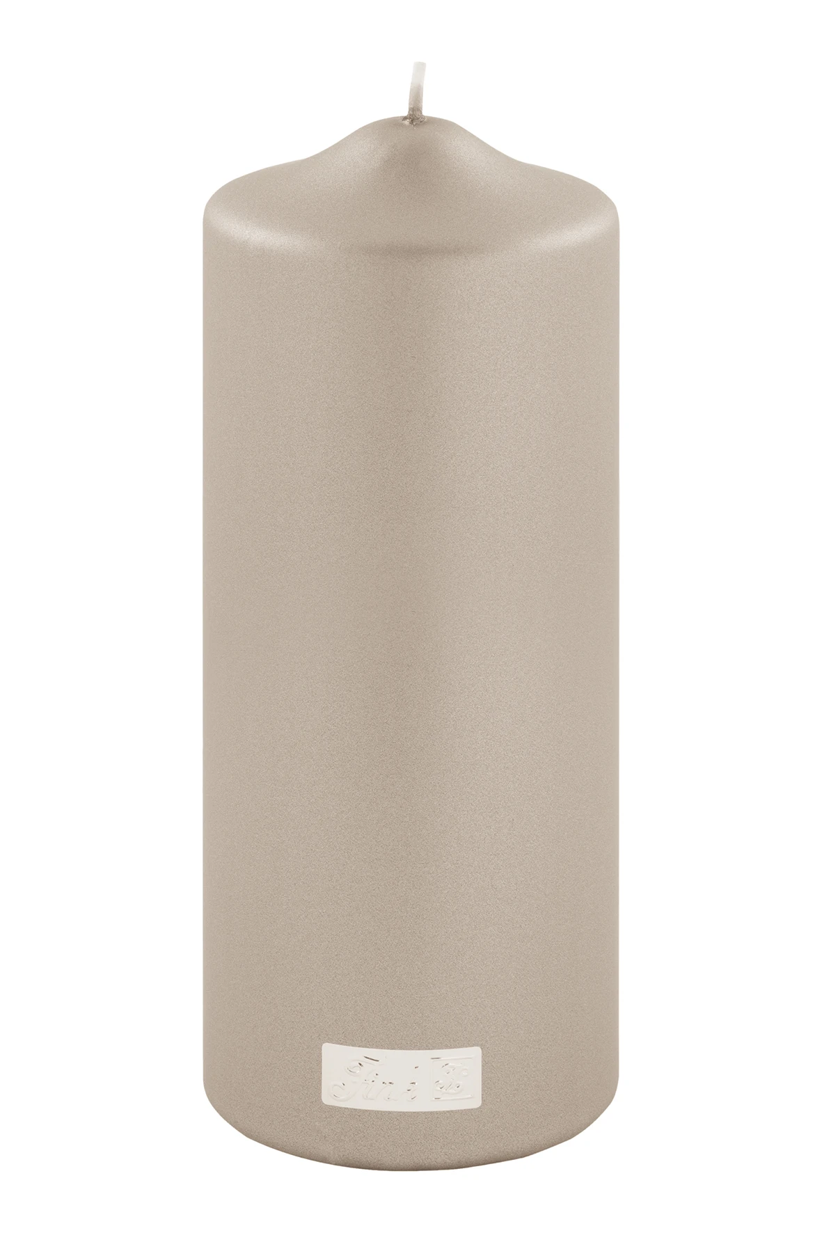 Fink Living Stumpenkerze Metallic Stein H.20cm 1 Fink Living Stumpenkerze Metallic Stein H.20cm