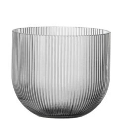 Fink Living Vase/Windlicht SOLARI Grau