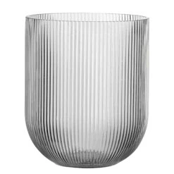 Fink Living Vase/Windlicht SOLARI Grau Hoch