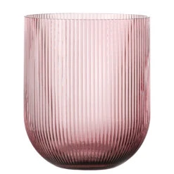 Fink Living Vase/Windlicht SOLARI Rosé Hoch
