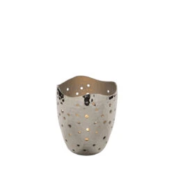 Fink Living Windlicht ELIAS Vernickelt Klein